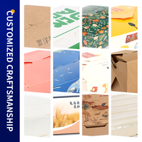 Caja de Papel Coreana Personalizada para Llevar Comida, Caja para Hot Dogs, Pollo Frito, Hamburguesas, Impresión de Cajas de Papel para Comida Rápida