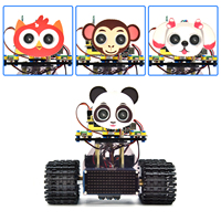 Kit de Robot Tanque Educativo STEM Keyestudio V3.0, Kit de Robótica de Programación STEM, Robot Tanque Inteligente para Arduino