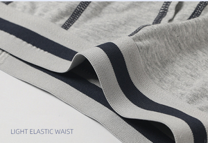 Plus Size <strong>Men's</strong> Breathable Knitted Boxer <strong>Briefs</strong> Underwear Spandex Cotton - Product Image 6