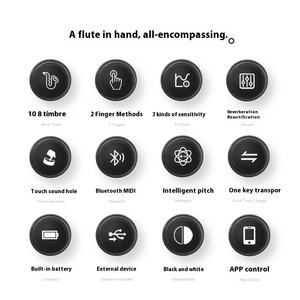 Midiplus Wind 2 Tube de soufflage numérique Vieil homme <span class=keywords><strong>D</strong></span>ébutant Marque domestique Instrument de musique Saxophone en soie Instrument à vent électronique - Product Image 4