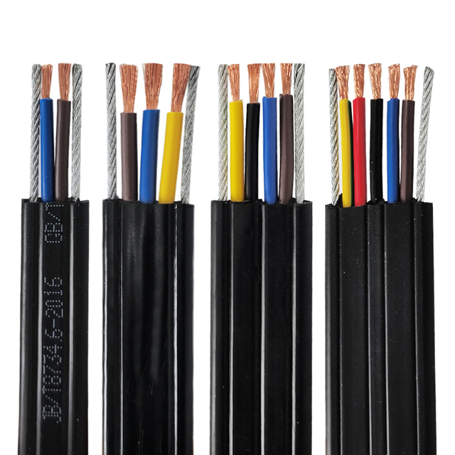 TVVB+2G Flexible Special Flat Elevator Travel Cable With Hot Sale