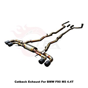 Vortex Golden Titanium Alloy Valved Exhaust for BMW F90 M5 Competition 4.4T S63 Ultra Lightweight <b>Kit</b> - Product Image 2