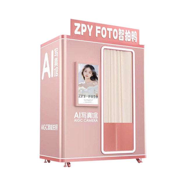 Customized Portable Selfie Station Kiosk Photo Booth Vending Machine Customized Enclosure Photo Booth