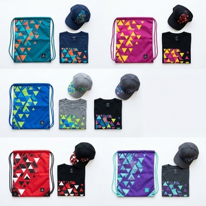 Ensemble 3 Pièces Personnalisé pour Événements Sportifs : T-shirt de Course Unisexe, Casquette en Maille et Sac de Rangement – Idéal pour la <span class=keywords><strong>Campagne</strong></span> Estivale - Product Image 4