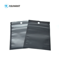 Machine de fabrication transparente, impression biodégradable, petit sac en plastique à 3 côtés, sac d'emballage noir Transparent à fermeture éclair