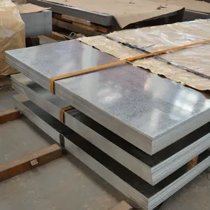 Chapas de acero galvanizado de metal de buena calidad de 2mm y 4mm de espesor z10 z15 placa de acero galvanizado GI laminado en frío