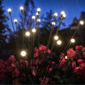 Honey Fly-Lámpara LED Solar impermeable IP65, 600mAh, multicolor, para Sendero, césped, decoración de jardín, luz de paisaje - Product Image 1