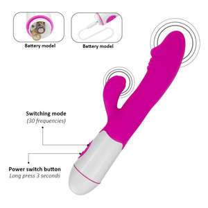 Girlspower fabrika fiyat 2 in 1 silikon vibratör yapay penis Amazon sıcak satış klitoral seks oyuncakları kadınlar için vajina vibratör seks ürünleri - Product Image 4
