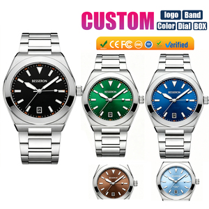 Private Label Watch Stainless Steel Mens Watches Man Oem Custom Logo <b>Waterproof</b> Luxury Japan Quartz <b>Wristwatch</b> For Men Wholesale - Product Image 2