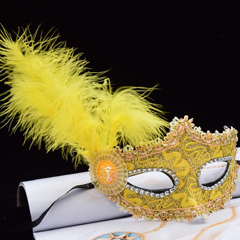 Luminous princess Butterfly rain silk mask Children's Day masquerade party costume half-face female mask party mask