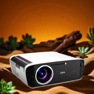 โปรเจคเตอร์พกพา OEM 1850ANSI A9Q 8K ระบบแอนดรอยด์ สมาร์ท บลูทูธ ไวไฟ สำหรับใช้ในบ้าน ฉายภาพ 4K วิดีโอ โอเวอร์เฮด บีมเมอร์ แรม 2GB - Product Image 1