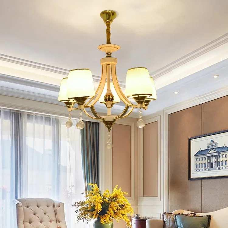 Lavius Hot Sale Indoor Luxury Decoration Living Room Bedroom 1 3 5 8 Bulbs Modern LED Pendant Light