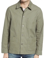 Veste de travail légère pour homme, nouveau design, en toile de coton, pour le printemps, 100% coton, sergé lavé, manches longues