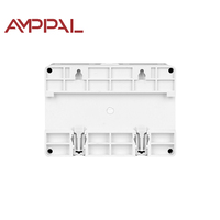 AMPPAL Meteran Energi Tiga Fasa dengan Kapasitas 100A, Kualitas Akurasi Kelas 1.0, Jalur Masuk Atas dan Bawah 380V 7P LCD DIN Rail