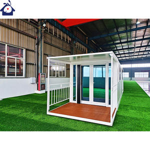 Contenedor móvil plegable de 20 pies y 40 pies Casa pequeña Casas Oficina Venta China Paquete plano Prefabricado Modular portátil plegable rápido - Product Image 6