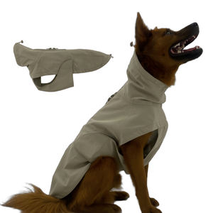 بيع بالجملة فاخر كلاسيكي للربيع مقاوم للماء كلب الصلصال سترة المطر لداشوند وينر داكيل باسوتو مصمم لطيف الحيوانات الأليفة - Product Image 2