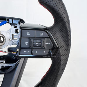 Volante Deportivo de Fibra de Carbono para <span class=keywords><strong>Toyota</strong></span> con Levas de Cambio para <span class=keywords><strong>Toyota</strong></span> Allion, Venza, Rush, Vellfire, Axio, TRD, Serie 300, Vios, Wish - Product Image 2