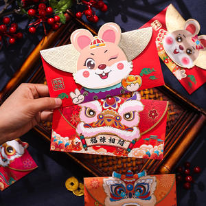 ปั๊ม<span class=keywords><strong>สี</strong></span>ทอง2023<span class=keywords><strong>ปี</strong></span>ที่มีคุณภาพสูงกระต่ายนำโชคซองจดหมายสีแดงดีไซน์โรงงาน<span class=keywords><strong>กระเป๋า</strong></span><span class=keywords><strong>สตางค์</strong></span>แพ็คเก็ต<span class=keywords><strong>สี</strong></span>แดงร้อน - Product Image 2