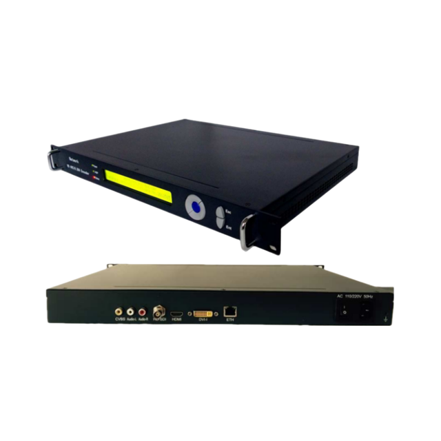 Ultra Low Delay Code Decoding Full HD Network Media IP Decoder with UDP/HTTP RJ45 Input SDI Output