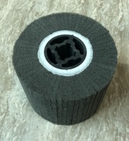 Brosse à lamelles abrasive en fibre de nylon non tissée, roue de 100 mm, épaisseur 46 # -1000 #   Grains de haute qualité pour le polissage de l'acier inoxydable