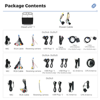 Autoradio MEKEDE DUDU7 Car-play avec caméra 360°, 8 cœurs, 4G WiFi pour Peugeot 307 2001-2008, ADAS DVR, caméra 360°