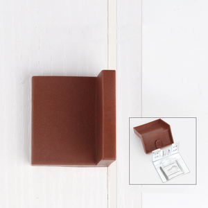 Support d'angle en métal en forme de L à 90 degrés avec couvercle en plastique Support d'angle réglable pour meubles à angle <span class=keywords><strong>droit</strong></span> Utilisation murale blanche - Product Image 6