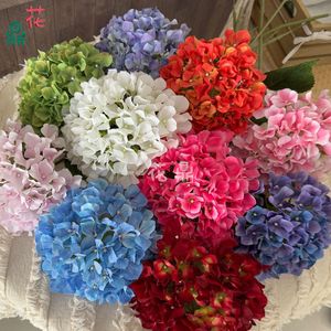 Hua Ding 3D <b>Hydrangea</b> <b>Artificial</b> Flowers Single Branch Silk Wedding Decoration - Product Image 1