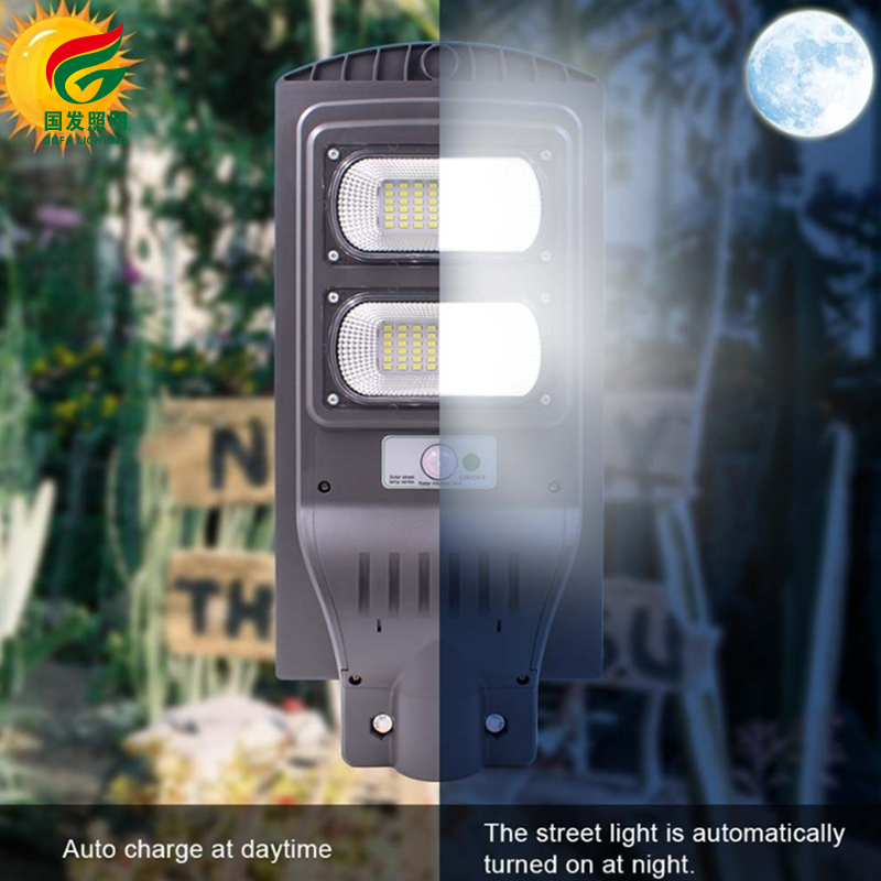 Barato Ip65 de plástico Abs Mppt inteligente integrado al aire libre Trina Solar de energía luz 30W todo en una luz Led de la calle solar