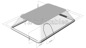 पूल तम्बू Inflatable गुंबद घर कवर स्विमिंग पूल के लिए - Product Image 2