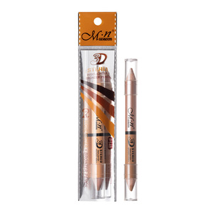 Menow-lápiz <span class=keywords><strong>bronceador</strong></span> estéreo 3D 2 en 1, resaltador de doble cabeza de madera cortable, corrector - Product Image 5