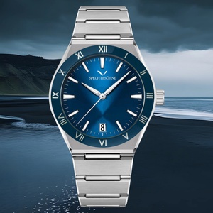 Hot Selling Fashionable Men's Quartz <b>Watch</b> With Stainless Steel Dial Sapphire Crystal Mirror 50 Meter Waterproof - Product Image 2