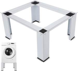 Socle de base en acier inoxydable, rehausseur de machine à laver et sèche-<span class=keywords><strong>linge</strong></span>, avec patins antidérapants amovibles, <span class=keywords><strong>support</strong></span> de rangement domestique moderne - Product Image 1