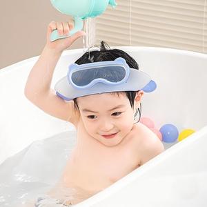 Visière de bain en silicone pour enfant, réglable, anti-fuite, protection des oreilles - Product Image 3