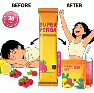 Mezcla de <span class=keywords><strong>Polvo</strong></span> de Ashwagandha y Yerba Mate con Vitamina D3 y <span class=keywords><strong>Magnesio</strong></span> <span class=keywords><strong>para</strong></span> Energía, Sabor a Limonada de Frambuesa, 30 Sobres - Product Image 2