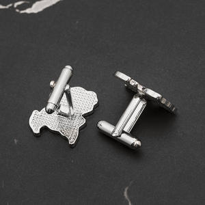 クリスマスクリエイティブアクセサリーサンタクローススーツ金属カフス - Product Image 4