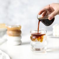 Nouveau Style10oz haute Borosilicate café froid thé verre tasse haute qualité glace Milkshake boisson verrerie