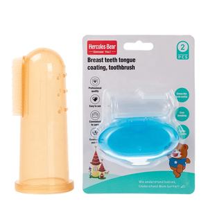 Cepillo de dientes de silicona OEM para bebés al por mayor cepillos de dientes de cerdas suaves para bebés para aprender a cepillarse los dientes - Product Image 1