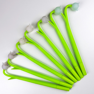 White Coral Bells Gel <strong>Pen</strong> Flower <strong>Shape</strong> 3d <strong>Pen</strong> Tulip Silicone <strong>Pen</strong> the Colors Changes When Have the Sunshine Convallaria Majalis - Product Image 5