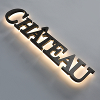 Populaire 	 Enseigne métallique personnalisée, lettres lumineuses, lettres en relief LED rétroéclairées 	   Lettres en relief LED pour entreprises