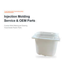 Service de moulage par injection plastique sur mesure, pièces en plastique de qualité alimentaire OEM, prototypage rapide en petites séries et fabrication de moules selon dessin