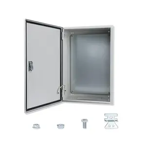 stainless Steel Waterproof Dustproof Electrical Box Outdoor tv enclosure Electrical Junction Box with Mounting Plate