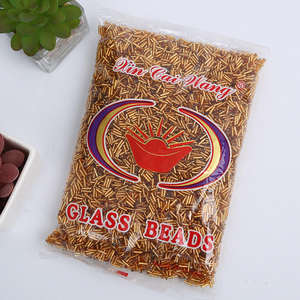 工場直送卸売 2*6mm ビューグルシードビーズ 450g/袋 シルバーラインドグラスシードビーズ ジュエリー作成用 - Product Image 6