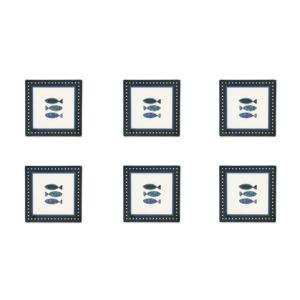 Assiettes à dessert Excelsa Ocean Ceramic 18x2x18 Cm Assiettes en céramique multicolores - Product Image 4