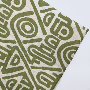 Tissus d'impression numérique en lin tissés avec du coton et du lin, pour les vêtements, les textiles de maison et les rideaux. Tissu en lin imprimé floral - Product Image 5