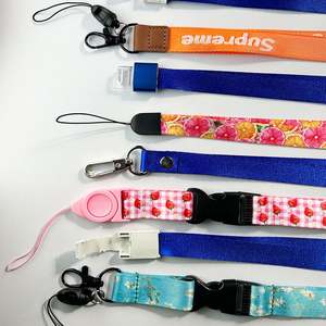 Custom Logo Jacquard Polyester Lanyard Thermal Transfer Printing Durable Eagle <b>Hook</b> Custom Colors Woven Neck Lanyard Promotion - Product Image 4