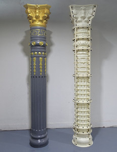 <span class=keywords><strong>Moldes</strong></span> de Plástico <span class=keywords><strong>para</strong></span> Columnas Romanas de Concreto de 20 cm/8 Pulgadas <span class=keywords><strong>para</strong></span> Construcción - Product Image 2
