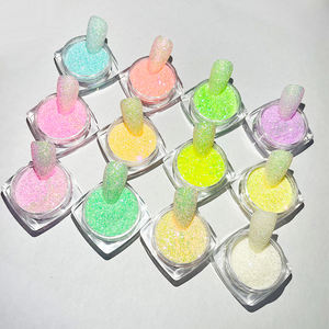 2022 d'été Scintillant Bonbons Chandail <span class=keywords><strong>Effet</strong></span> Nail <span class=keywords><strong>Sucre</strong></span> Poudre Poussière Glitter pour <span class=keywords><strong>Manucure</strong></span> Polonais DIY Nail Art Décorations - Product Image 4