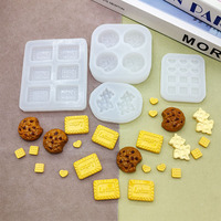 Moule en silicone miniature pour biscuits et décorations de gâteaux au chocolat, résistant à la chaleur, facile à démouler, compatible micro-ondes/lave-vaisselle/four, DIY