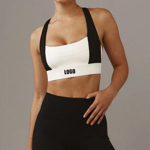 Reggiseno Sportivo OEM Personalizzato con Blocchi di Colore, Cinturino Posteriore Regolabile e Alto Supporto per Donne - Product Image 1