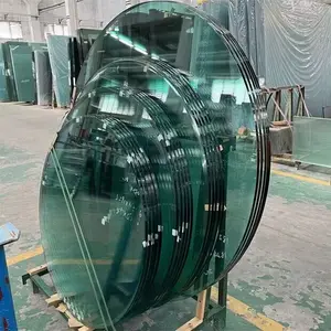 Glass Factory Custom Toughened Clear Tempered Glass For Table
